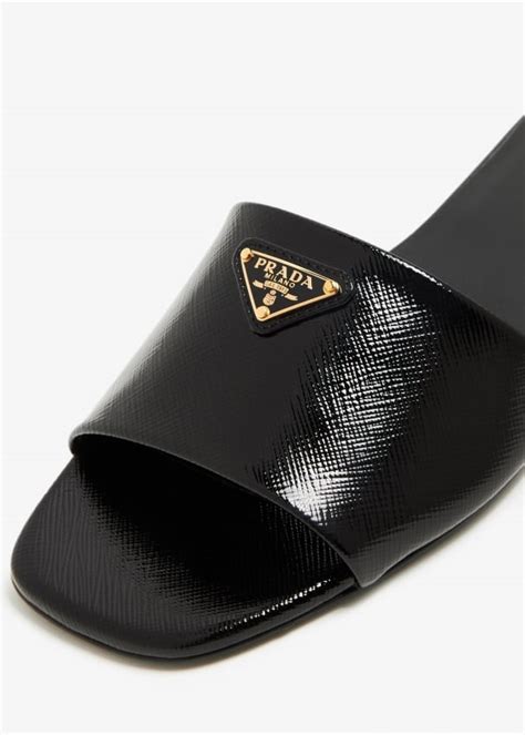 prada saffiano patent leather wedge sneaker|Prada Livermore.